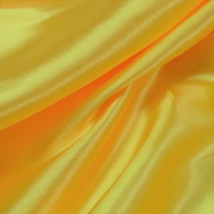 Tecido Cetim Charmousse Cor Amarelo Intenso, Pantone: 13-0859TCX Lemon Chrome  