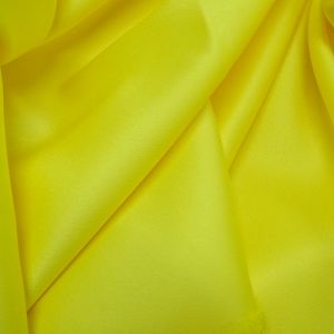 Tecido Crepe Amanda Premium Cor Amarelo Canário , Pantone: 12-0643 TCX Blazing Yellow 