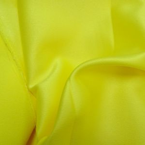 Tecido Crepe Amanda Premium Cor Amarelo Canário , Pantone: 12-0643 TCX Blazing Yellow 