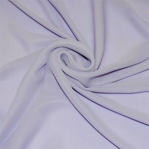 Tecido Crepe Chiffon Cor Lilás Lavanda Claríssimo, Pantone: 15-3807TPX Misty Lilac  