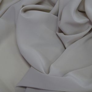 Tecido Crepe Chiffon Premium Com Elastano Cor Cinza Claro, Pantone: 14-4203TCX  