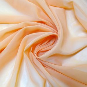 Tecido Crepe Chiffon Cor Pêssego, Pantone: 15-1319 TCX Almost Apricot 