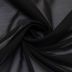 Tecido Crepe Chiffon Cor Preta, Pantone: Black 