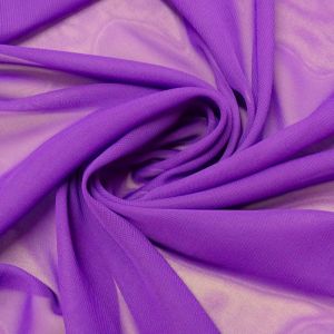 Tecido Crepe Chiffon Premium Cor Roxo Uva , Pantone: 19-3336 TCX Sparkling Grape 