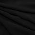 Tecido Crepe Chiffon Premium Cor Preta, Pantone: Black 