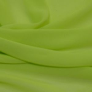 Tecido Crepe Georgete Premium Cor Verde Limão Claro, Pantone: 13-0550TCX Lime Punch  