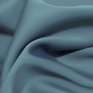 Tecido Crepe Vogue Silk Cor Azul Aço, Pantone: 18-4417TCX 