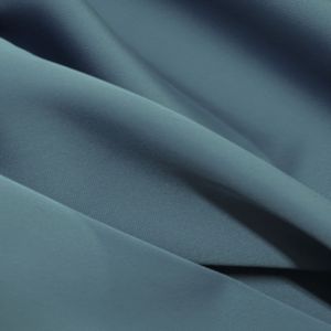 Tecido Crepe Vogue Silk Cor Azul Aço, Pantone: 18-4417TCX 