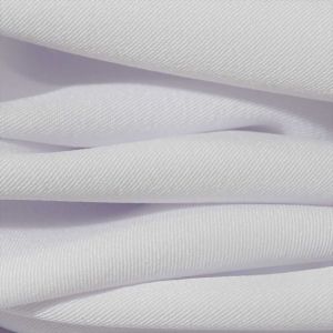 Tecido Alfaitaria Gabardine Bi Elastic Two Way  Cor Branco, Pantone: White