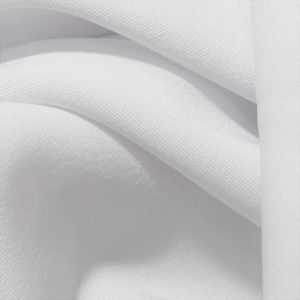 Tecido Alfaitaria Gabardine Bi Elastic Two Way  Cor Branco, Pantone: White