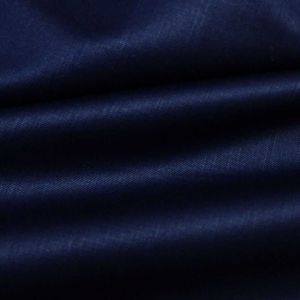 Tecido Alfaiataria Gabardine de Microfibra Cor Azul Marinho Dupla Face, Pantone: 19-3933TCX  