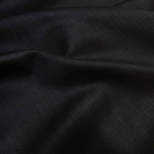 Tecido Alfaiataria Gabardine de Microfibra Cor Preto Carbon Dupla Face