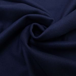 Tecido Lã Batida Cor Azul Marinho , Pantone: 19-3933TCX Medieval Blue   