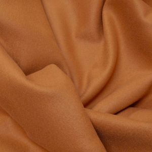 Tecido Lã Batida Pesada Cor Terracota, Pantone: 17-1446 TCX Mango 