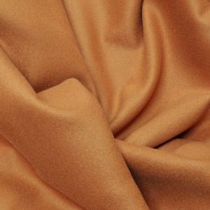 Tecido Lã Batida Pesada Cor Terracota, Pantone: 17-1446 TCX Mango 