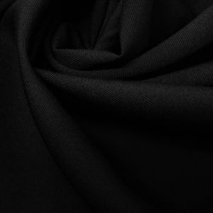 Tecido Alfaiataria Tencel De Viscose Sensoriale, Cor Preta, Pantone: Black 