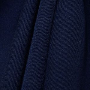 Tecido Alfaiataria Gabardine Bi Elastic Two Way Cor Azul Nautico , Pantone: 19-3921TCX Black Iris  