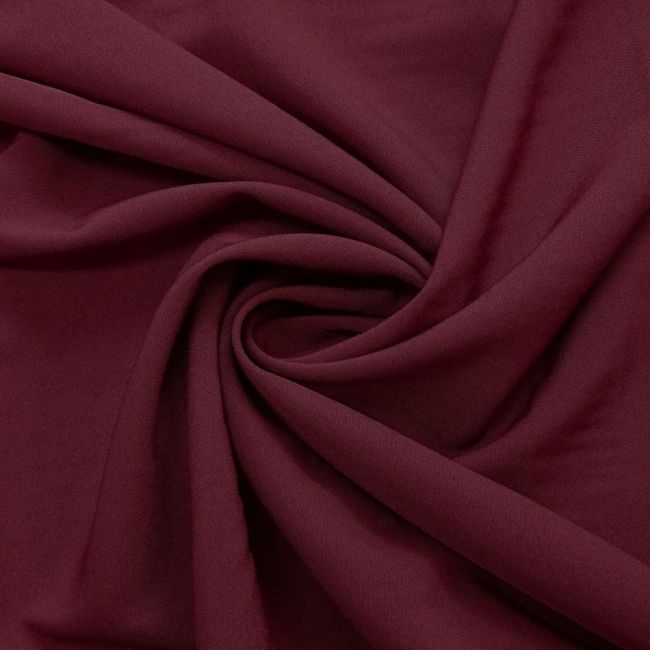 Tecido Alfaiataria Gabardine Twill Span Cor Marsala PANTONE 19-2030 TCX BEET RED