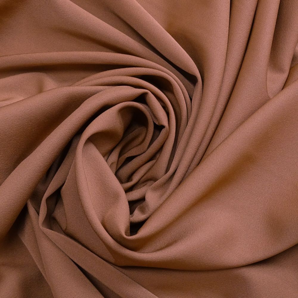 Tecido Alfaiataria Gabardine Twill Span Cor Terracota 