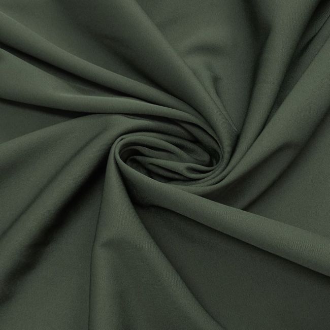 Tecido Alfaiataria Gabardine Twill Span Cor Verde Oliva Escuro Pantone 19-0510TCX Kalamata