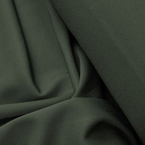 Tecido Alfaiataria Gabardine Twill Span Cor Verde Oliva Escuro Pantone 19-0510TCX Kalamata