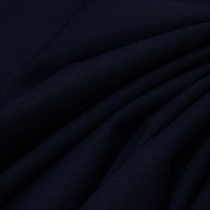 Tecido Alfaiataria Italiana Poliviscose, Cor Azul Marinho Noite 