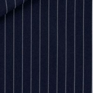 Tecido Alfaiataria Span Traviatta Stripe Risca de Giz Cor Marinho Classic Pantone: 19-3921TCX