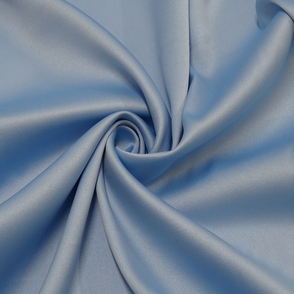 Tecido Alfaiataria Spandex Premium Elastano Cor Azul Celeste Pantone Airy Blue Na