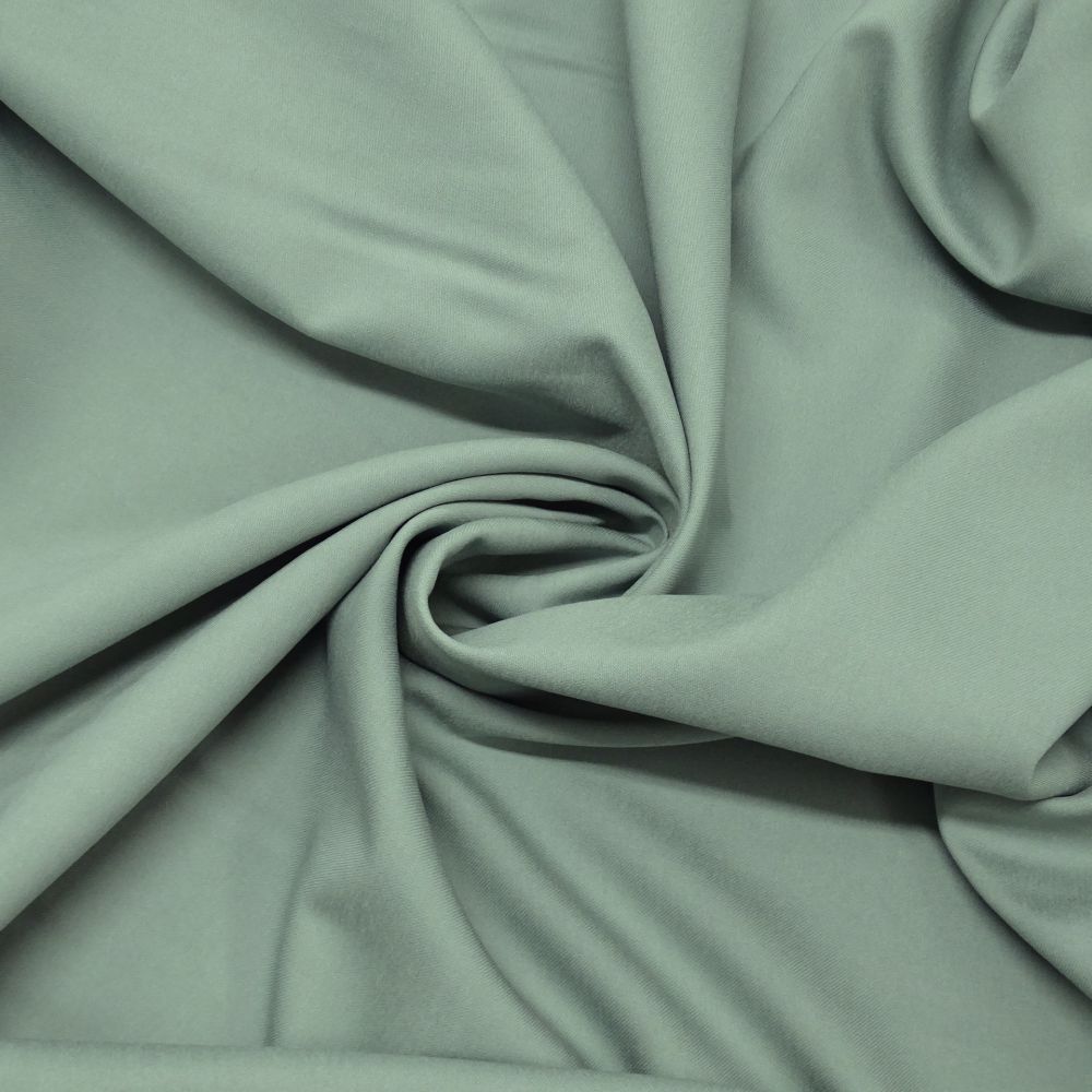 Tecido Alfaiataria Tencel De Viscose Sensoriale Cor Verde Menta Acinzentado 