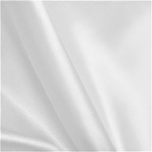 Tecido Cetim Charmousse Premium Cor Branco, Pantone: White 