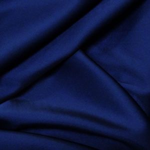 Tecido Cetim Light Gloss Span Toque De Seda Premium, Cor Azul Marinho Noite, Pantone: 19-3920TCX Peacoat 