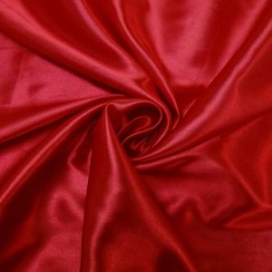 Tecido Cetim Premium Charmousse Liso Cor Vermelho Ferrari, Pantone: 18-1664 TCX  