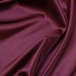 Tecido Cetim Span Premium  Cor Marsala Pantone: 19-1725TCX Tawny Port