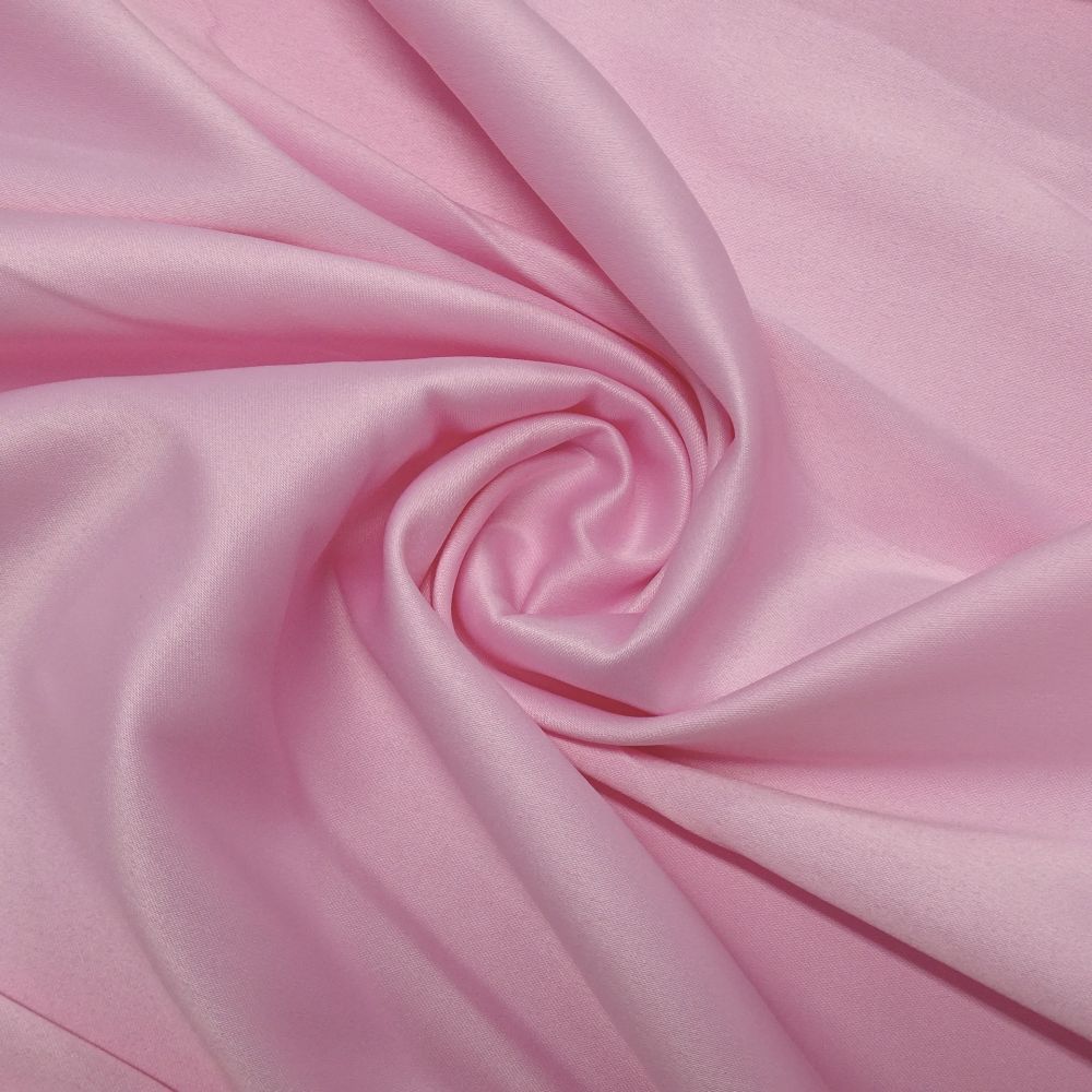 Tecido Crepe Alfaiataria Spandex Premium Elastano Cor Rosa Bebe Pantone TCX Parfait