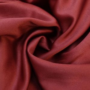 Tecido Crepe Amanda Cor Vermelho Marsala, Pantone: 19-1652 TCX Rhubarb 