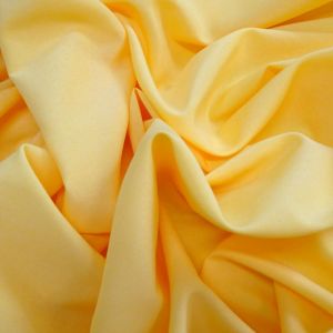 Tecido Crepe Aya Span Seda Pluma Cor Amarelo Pantone 14-1050 Tpx Marigold