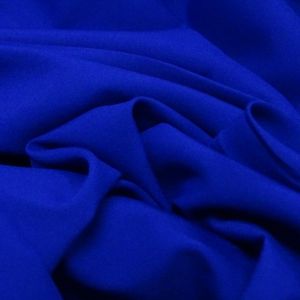 Tecido Crepe Aya Span Seda Pluma, Cor  Azul Royal, Pantone: 19-3955 TCX Royal Blue 