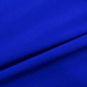 Tecido Crepe Aya Span Seda Pluma, Cor  Azul Royal, Pantone: 19-3955 TCX Royal Blue 