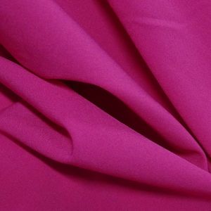 Tecido Crepe Aya Span Seda Pluma Cor Pink, Pantone: 17-2033 TCX Fandango Pink 