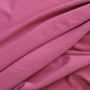 Tecido Crepe Aya Span Seda Pluma Cor Rosa Chiclete Pantone 18-2333 TCX Raspberry Rose