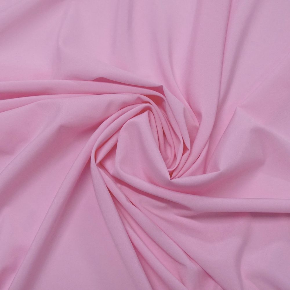 Tecido Crepe Aya Span Seda Pluma, Cor Rosa Iogurte  Pantone: 13-2802 TCX Fairy Tale 