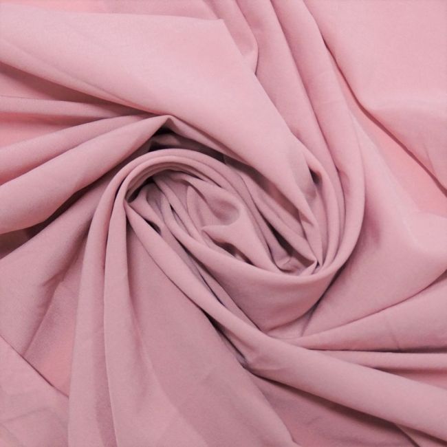 Tecido Crepe Aya Span Seda Pluma, Cor Rosê , Pantone: 17-1718 TCX Dusty Rose 