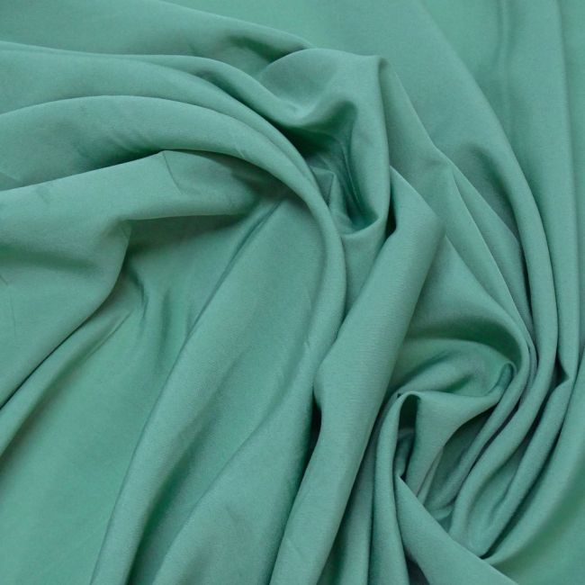 Tecido Crepe Aya Span Seda Pluma,  Cor Verde Menta, Pantone:13-0117 TCX Green Ash    