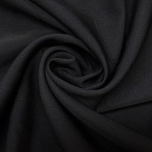 Tecido Alfaiataria Dior Cor Preta, Pantone: Black 