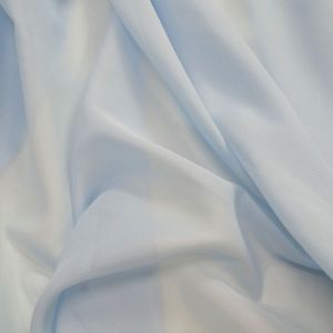 Tecido Crepe Chiffon Azul Serenity Pantone 14-4005 TCX Nantucket Breeze 