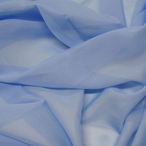 Tecido Crepe Chiffon Azul Serenity Pantone 14-4124 TCX Dutch Canal