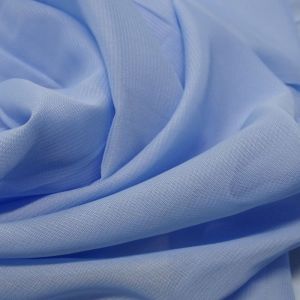 Tecido Crepe Chiffon Azul Serenity Pantone 14-4124 TCX Dutch Canal