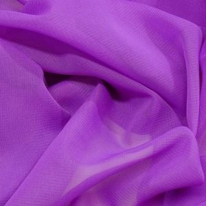 Tecido Crepe Chiffon Cor Lilás Lavanda , Pantone: 16-3110 TCX Smoky Grape 