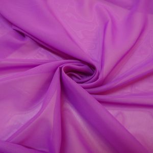 Tecido Crepe Chiffon Cor Lilás, Pantone: 16-3321 TCX First Bloom