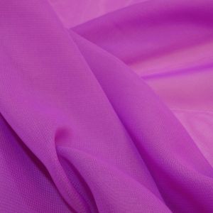 Tecido Crepe Chiffon Cor Lilás, Pantone: 16-3321 TCX First Bloom